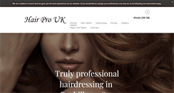 Desktop Screenshot of hairprouk.com